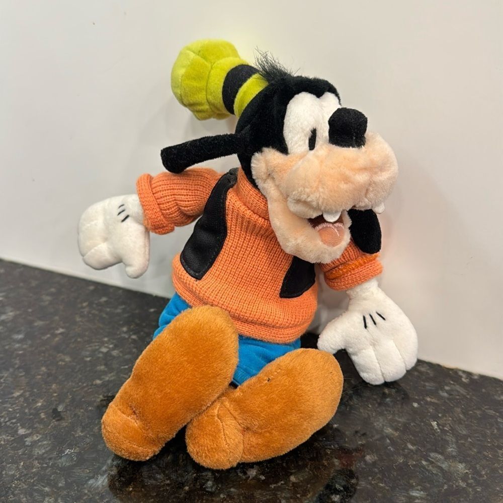 DISNEY GOOFY Beanie Bean Bag Toy PLUSH WALT DISNEY WORLD 11”